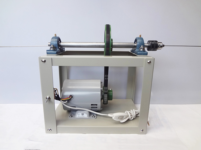 竹の節抜きモーター和竿や釣竿の製作に（正逆転切換えスイッチ式）