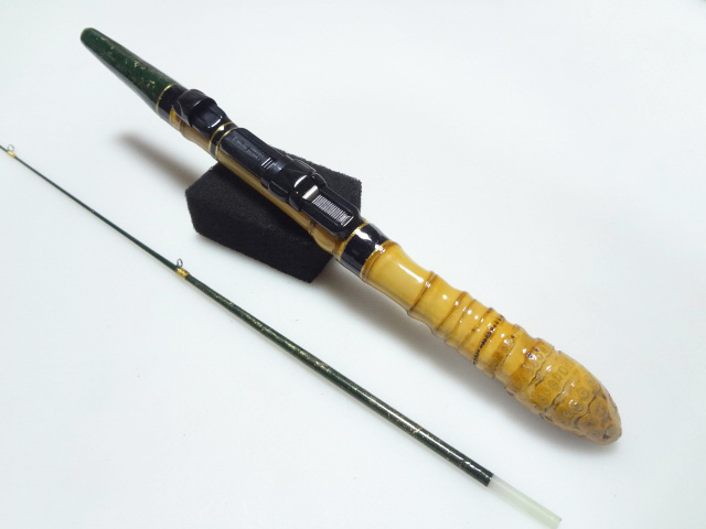 ＲNO42 和竿　竹竿素材　へチ　ボートはぜ　穴釣り 競売 RNO42 和竿竹竿素材へチボートはぜ穴釣り ロッド - ロッド